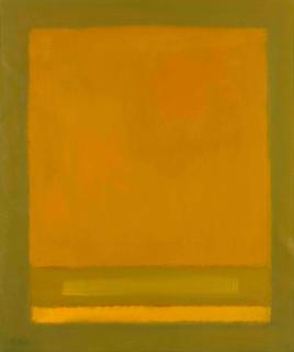 Helen Khal - Ochre and Yellow over Green