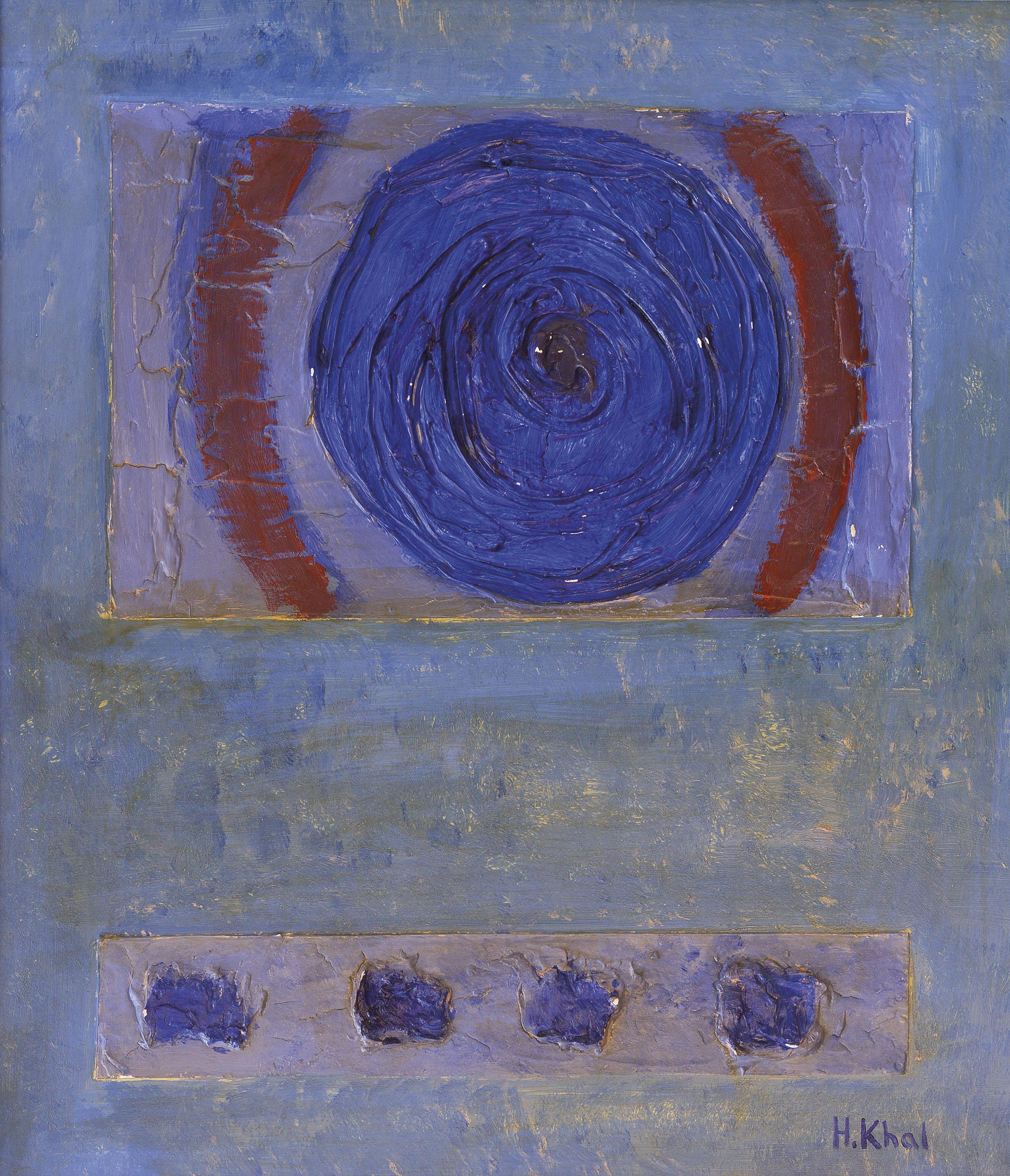 Helen Khal - Untitled (Circular Composition)