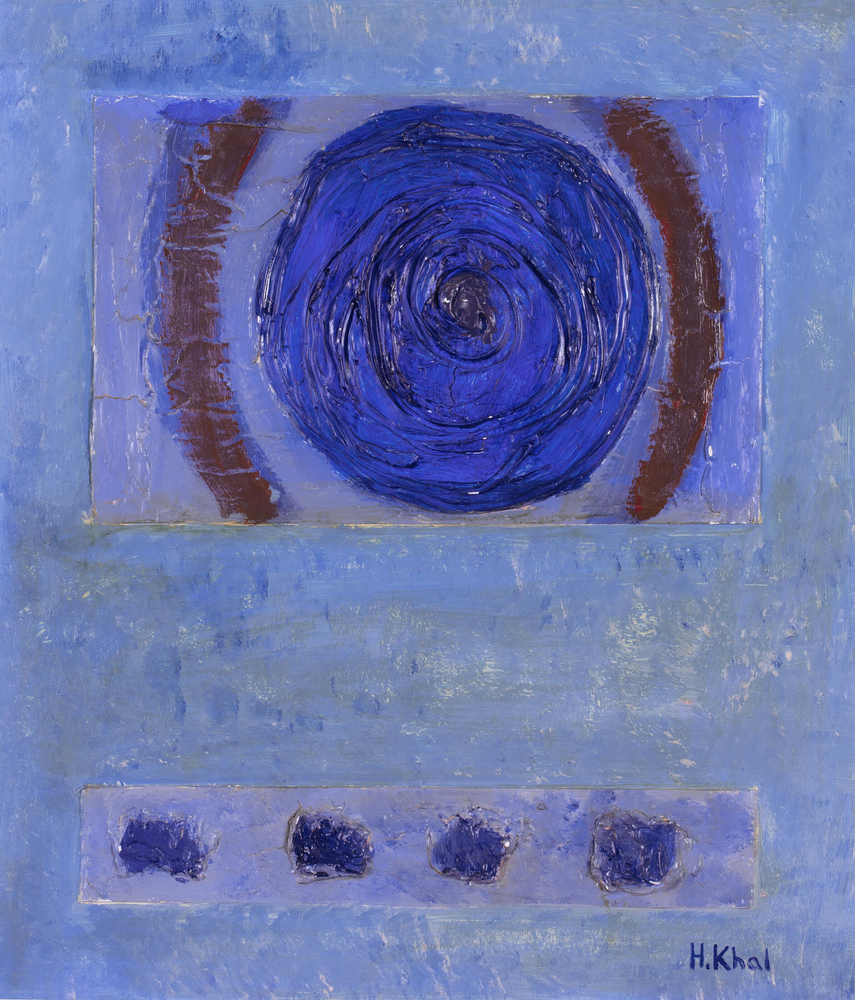 Helen Khal - Untitled (Circular Composition)