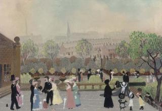 Helen Layfield Bradley - Sunday afternoon in the park