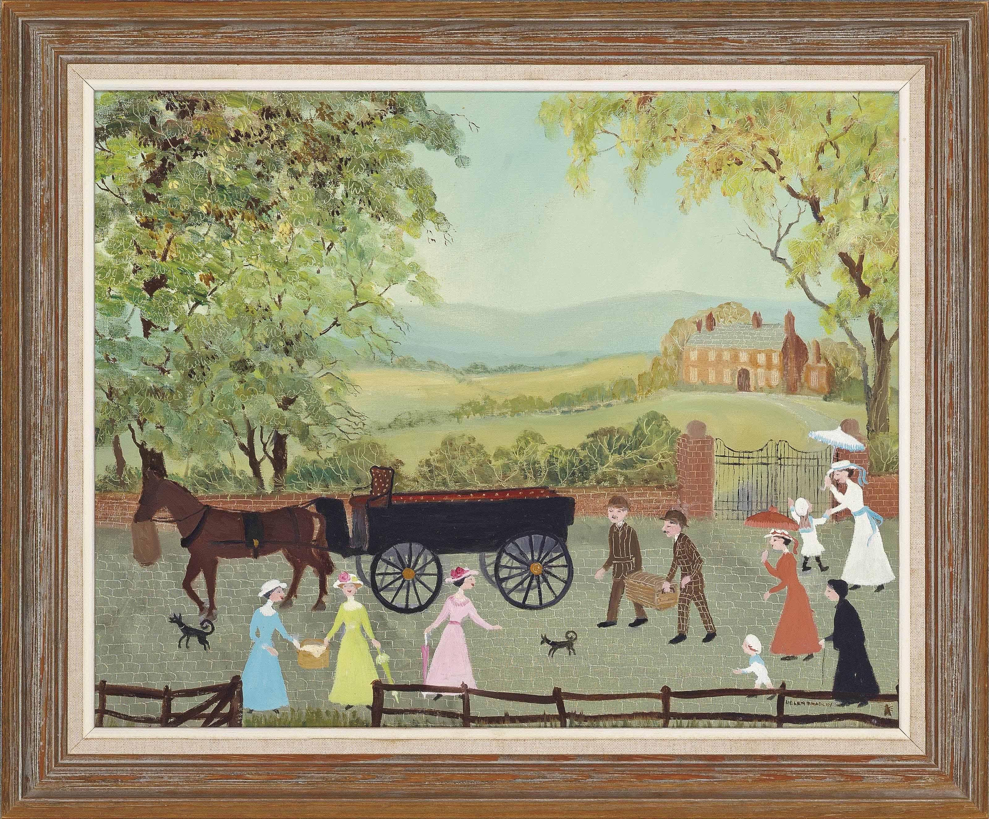 Helen Layfield Bradley - We went for a Picnic at Pott Shrigley