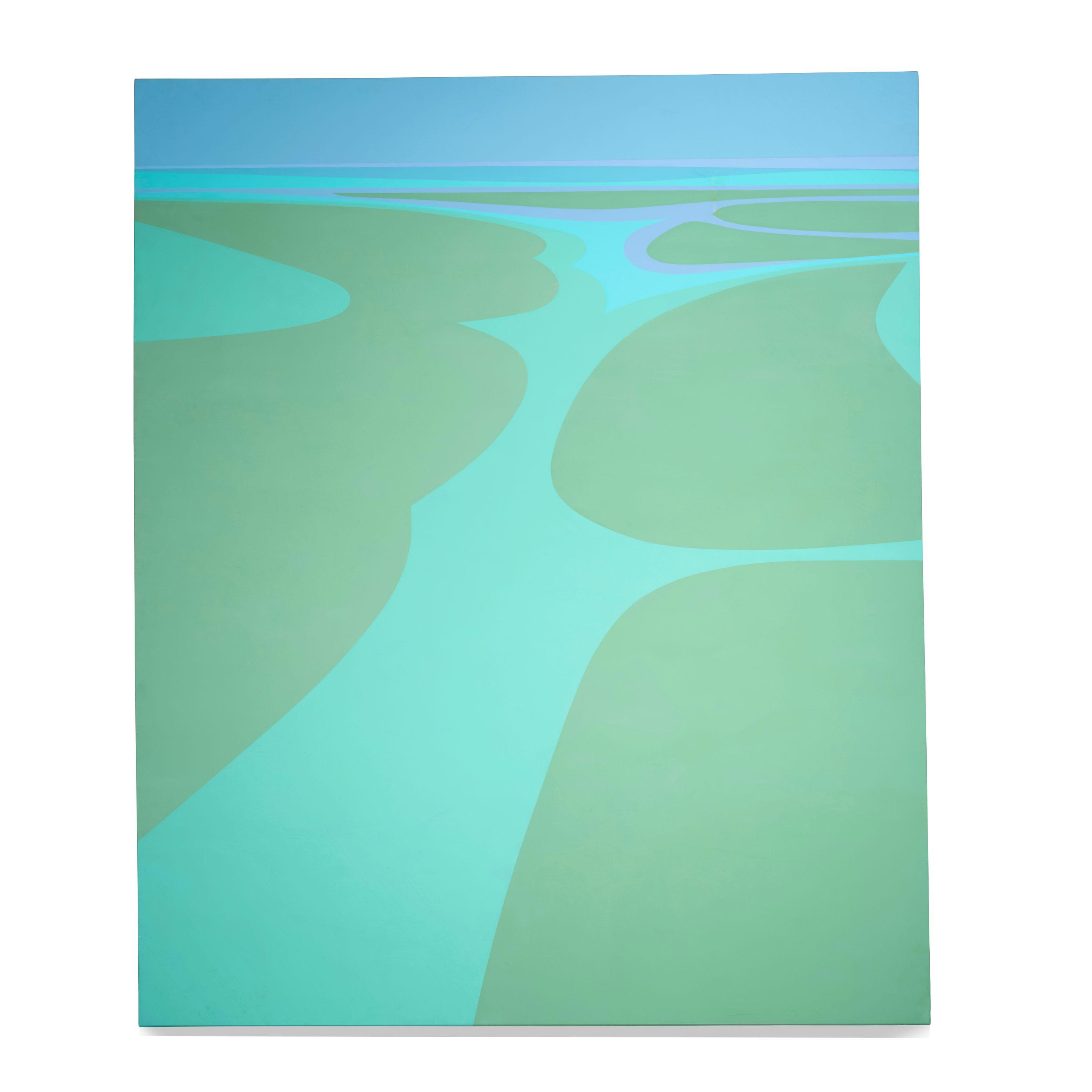 Helen Lundeberg - Waterways, 1967