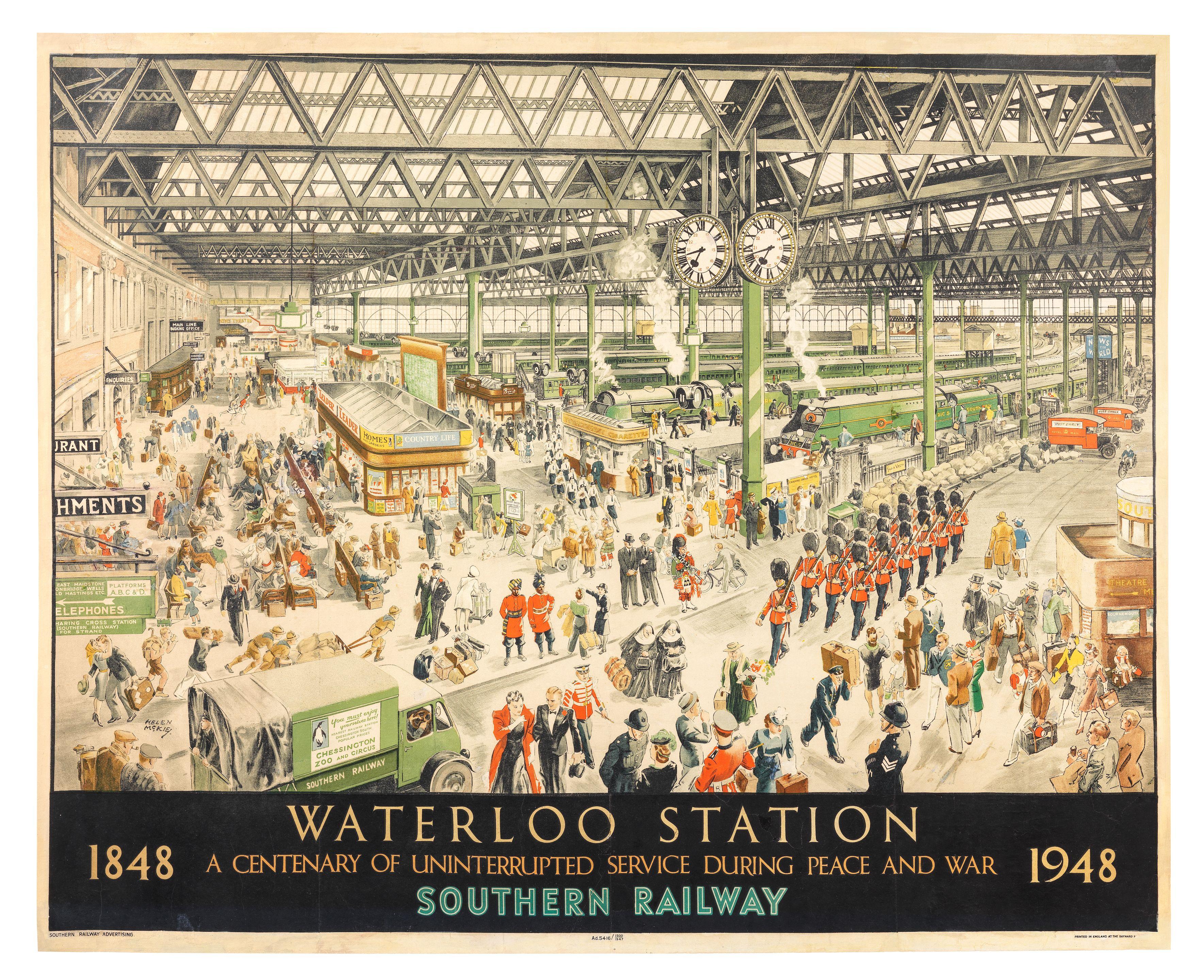 Helen Madeleine Mckie - Waterloo Station - Peace. Southern Railway