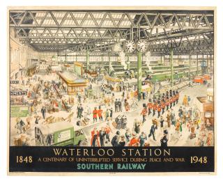 Helen Madeleine Mckie - Waterloo Station - Peace. Southern Railway