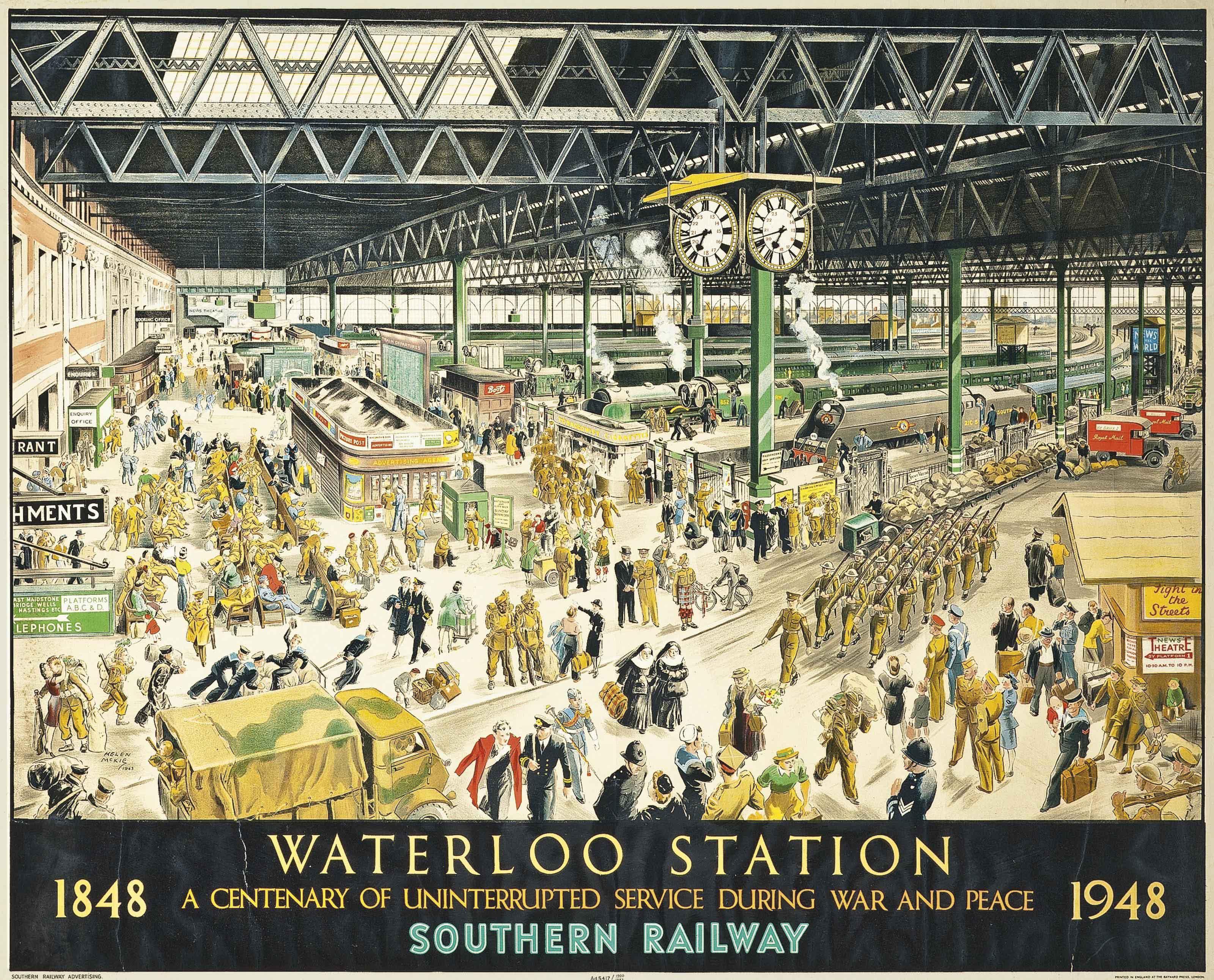 Helen Madeleine McKie - Waterloo Station, War