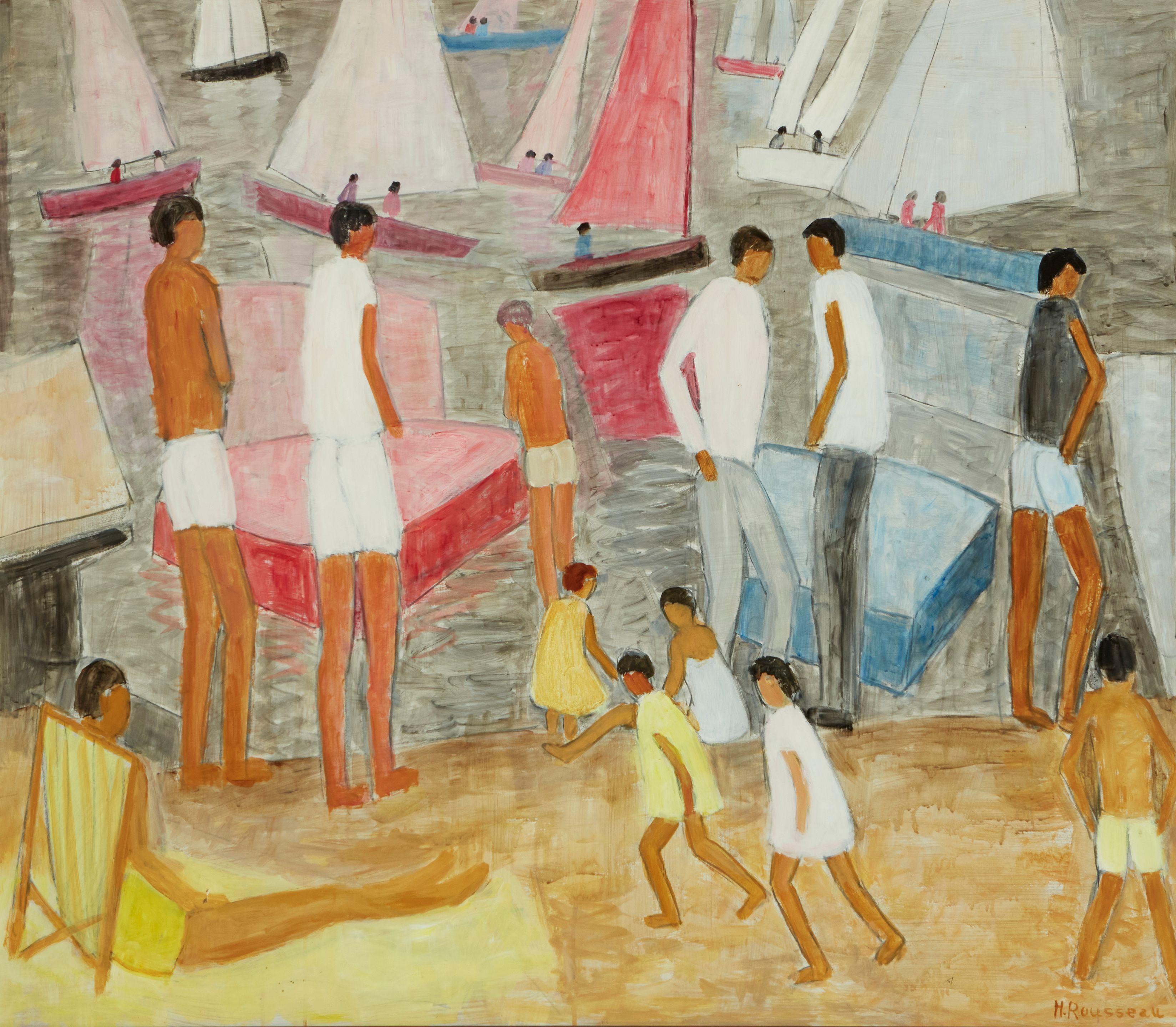 Helen Rousseau - A Day on the Beach