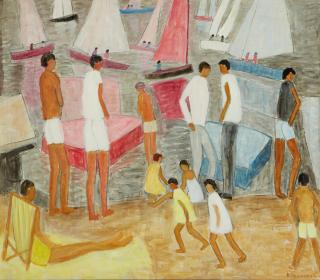 Helen Rousseau - A Day on the Beach