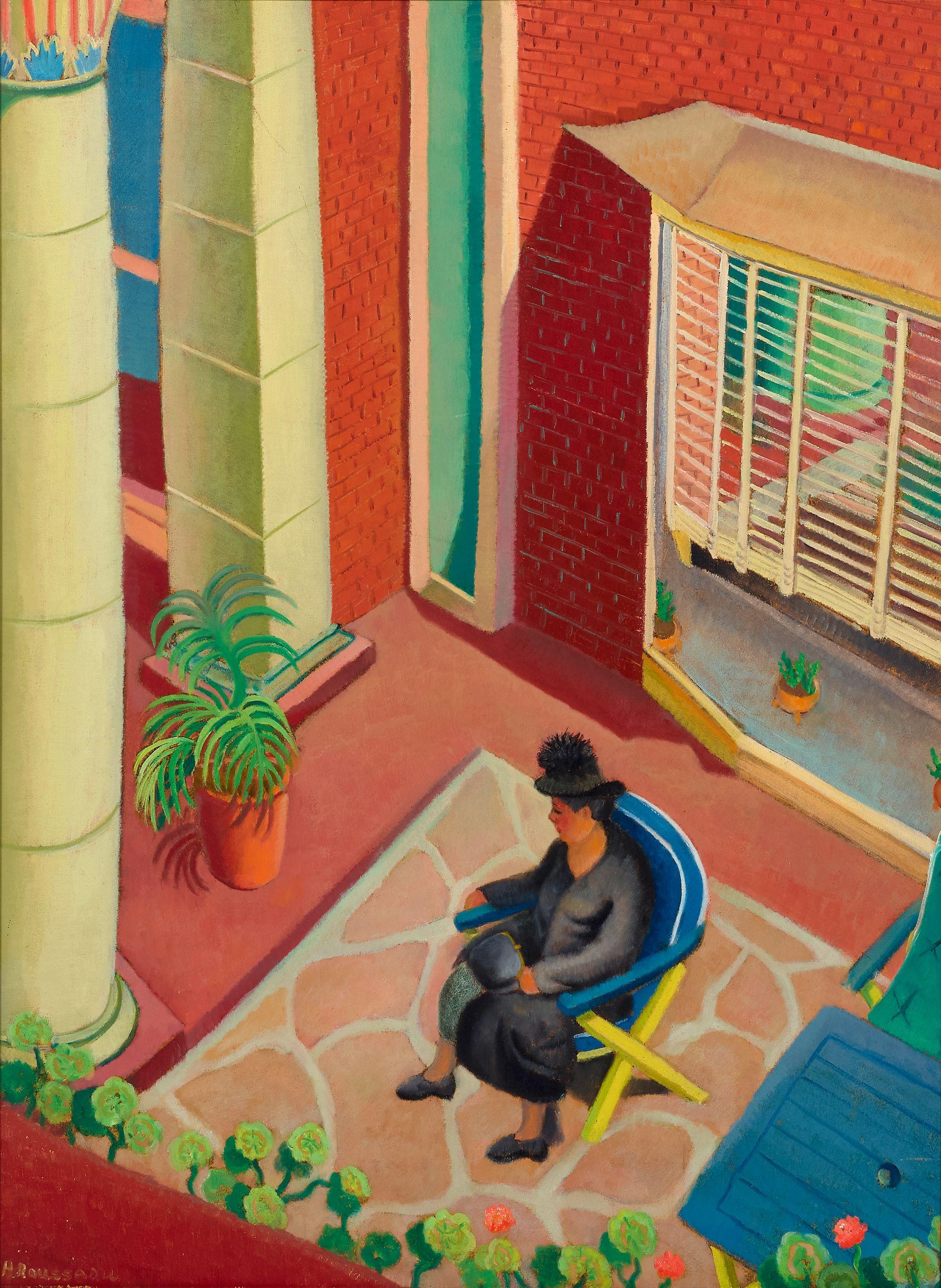 Helen Rousseau - On the Patio