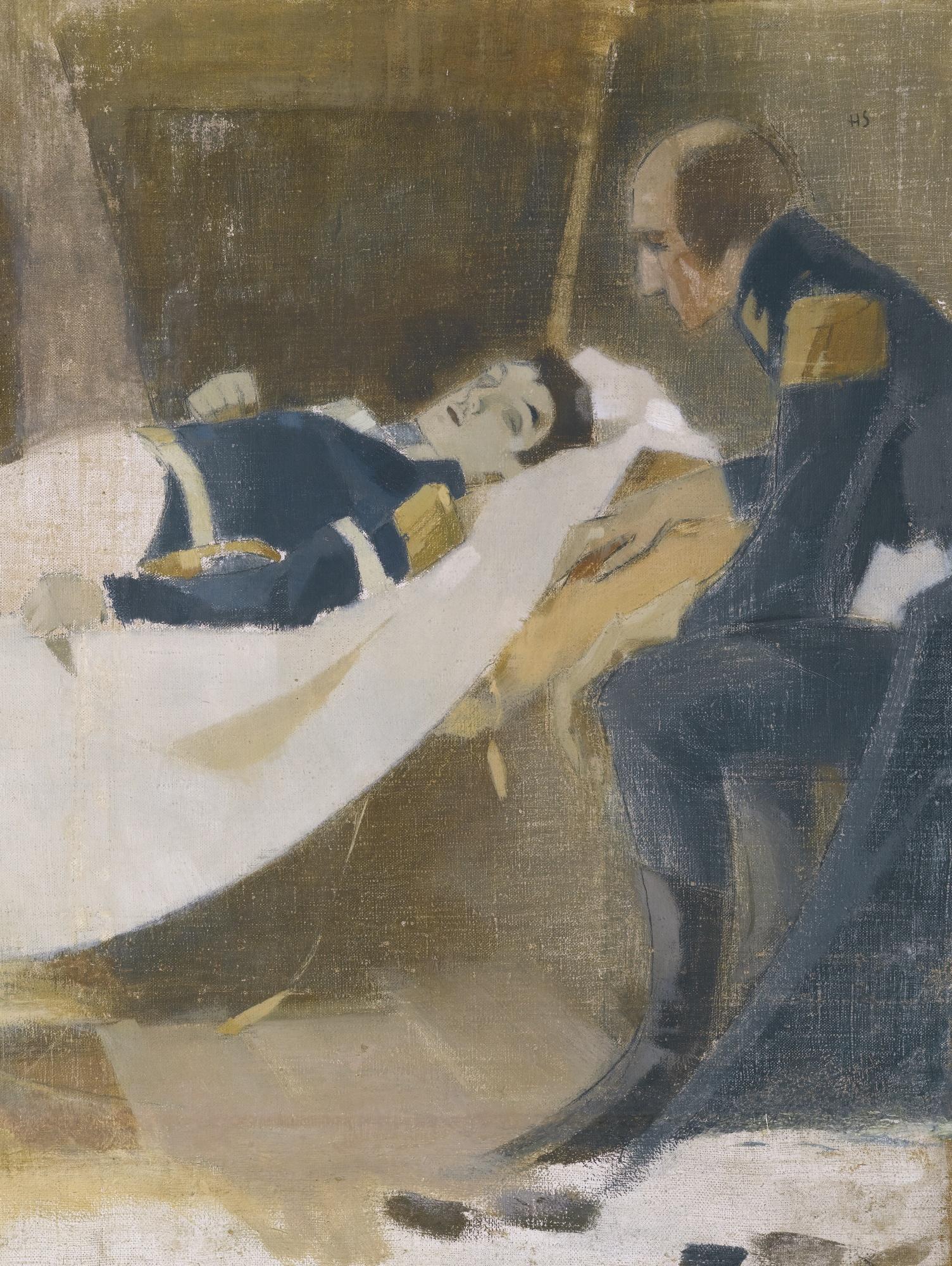 Helene Schjerfbeck - Finnish the Death Of Wilhelm Von Schwerin