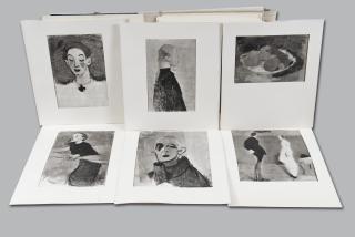 Helene Schjerfbeck - Folder With Reproductions, 48 Pcs.