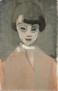 Helene Schjerfbeck - Karin (Flickan med de stora ögonen)