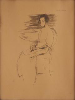 Helene Schjerfbeck - \'Kostymbild (Bagarens dotter)\'