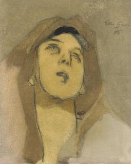 Helene Schjerfbeck - Madonna Immaculata, after El Greco