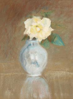 Helene Schjerfbeck - Roses in a vase