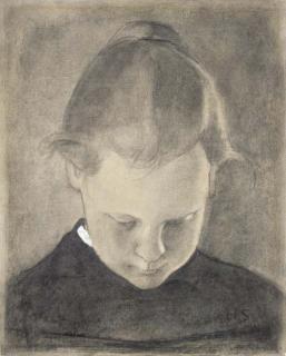Helene Schjerfbeck - The reading girl (Läsande flicka)