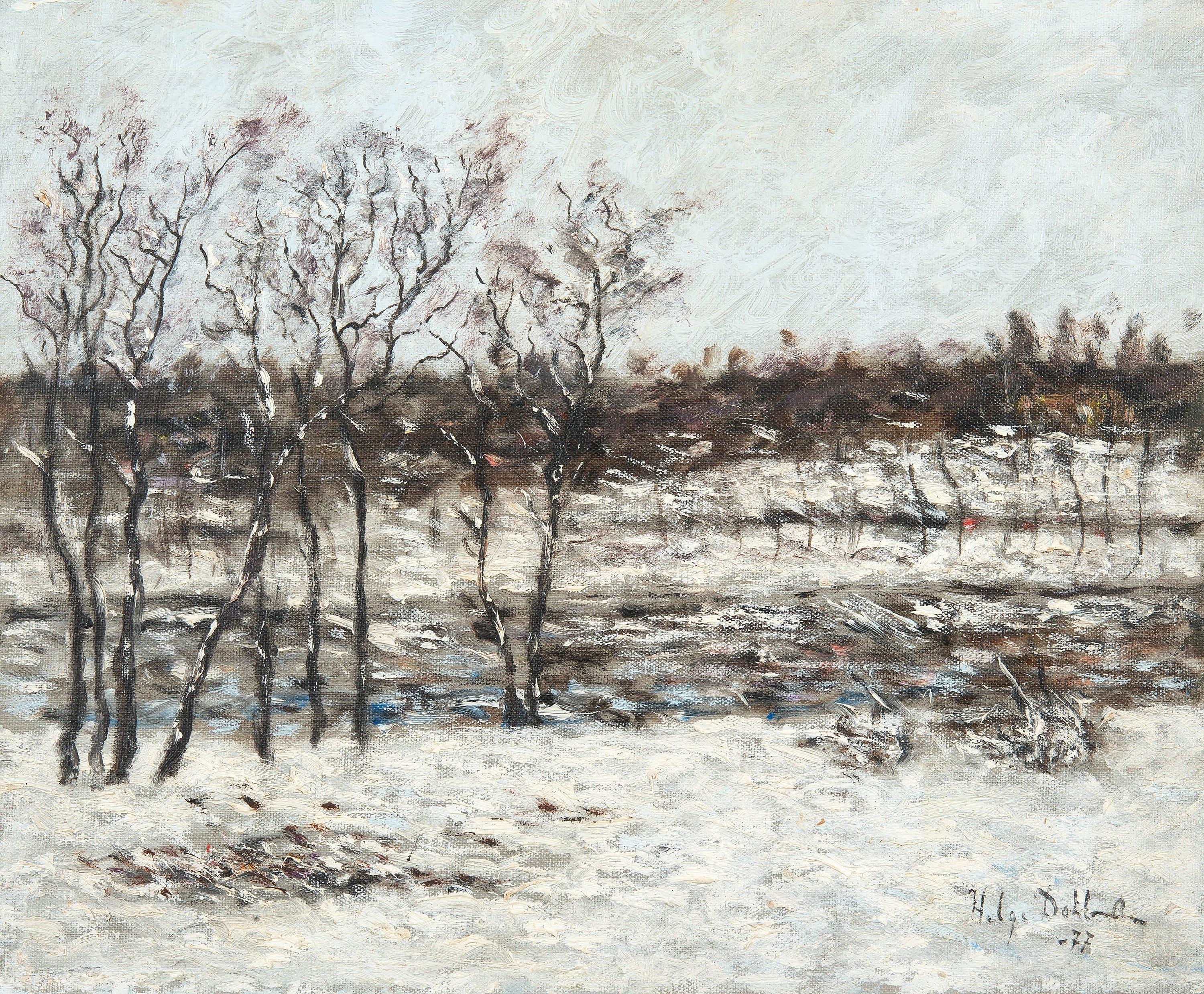 Helge Dahlman - Forest At Winter.