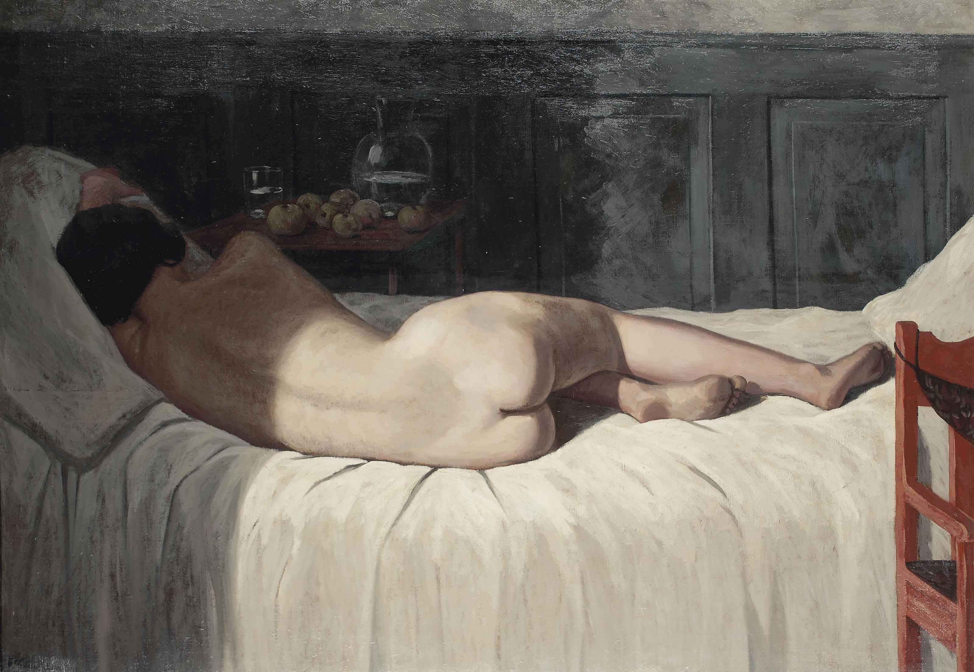 Helge Helme - Reclining Nude