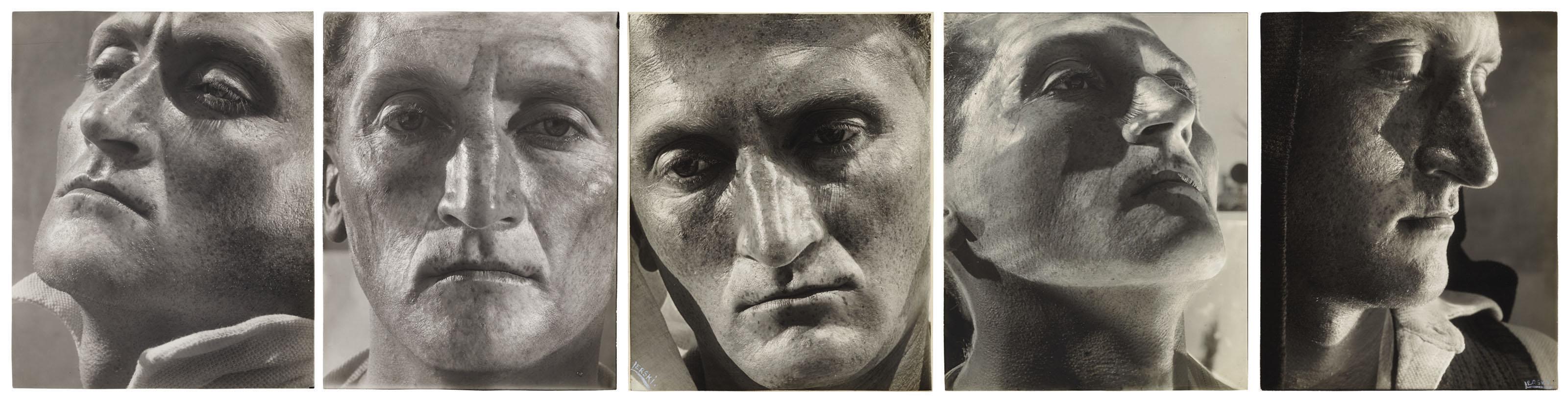 Helmar Lerski - Five works from Metamorphosis Through Light, Tel Aviv, 1936