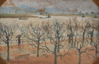 Helmer Osslund - Beach Promenade at Rehn.