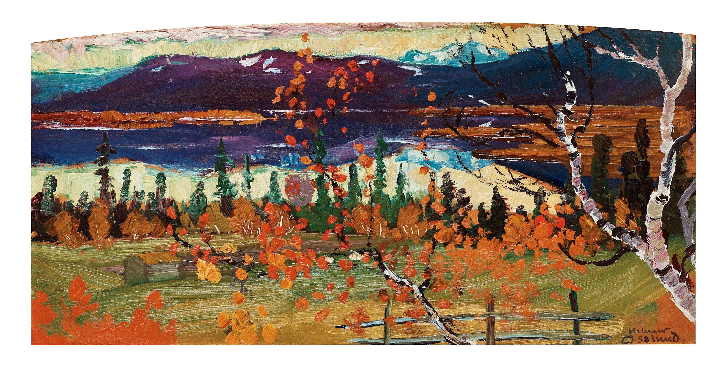 Helmer Osslund - Lake Kallsjön, Jämtland