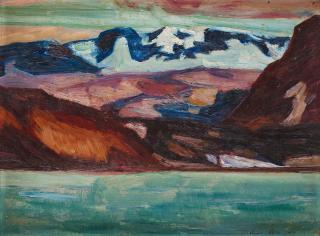 Helmer Osslund - Northern landscape