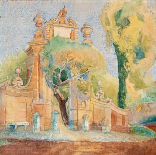 Helmer Osslund - Street scene from Paris