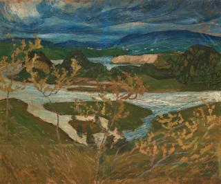 Helmer Osslund - Summer evening in Ådalen