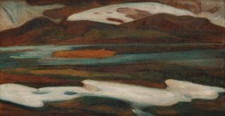 Helmer Osslund - View from Lappland in the north of Sweden