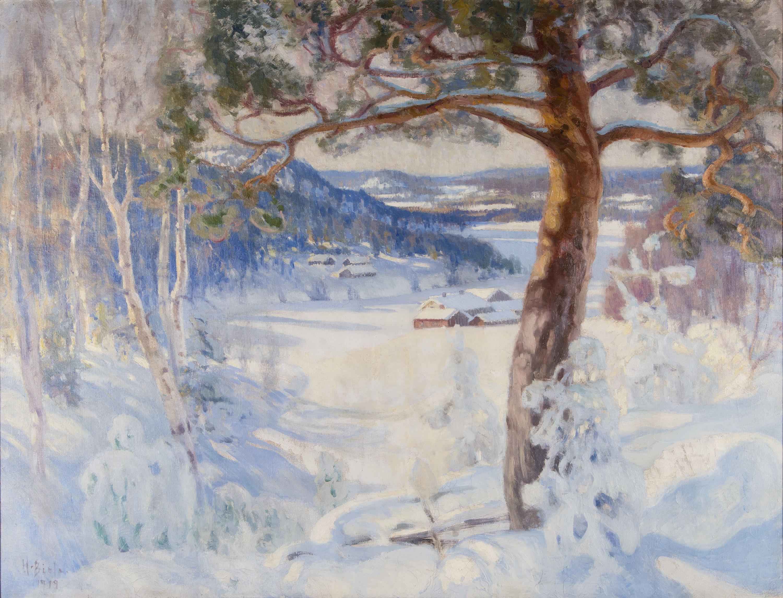 Helmi Biese - Wintry Landscape.