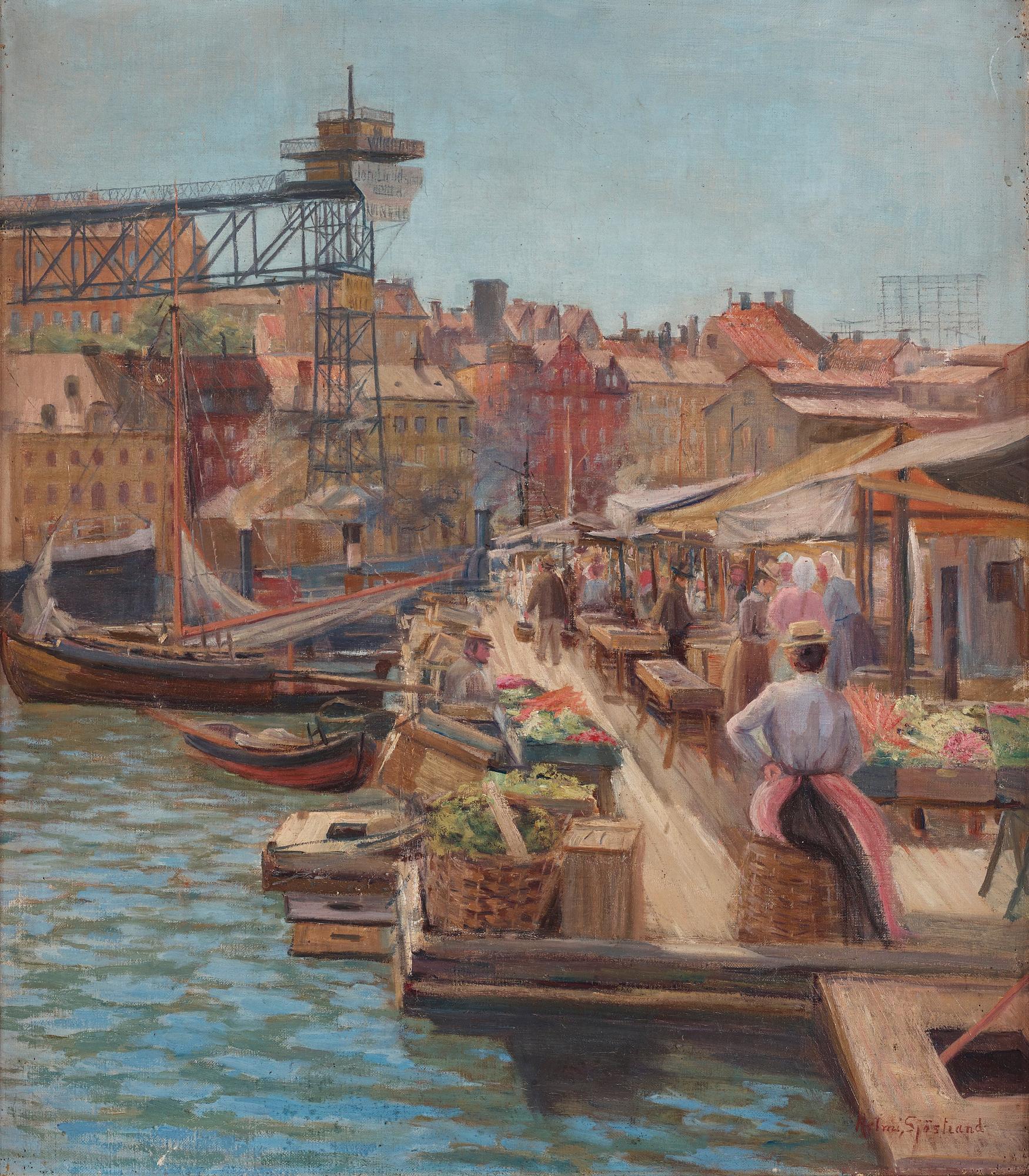 Helmi Sjöstrand - Katarinahissen, Stockholm