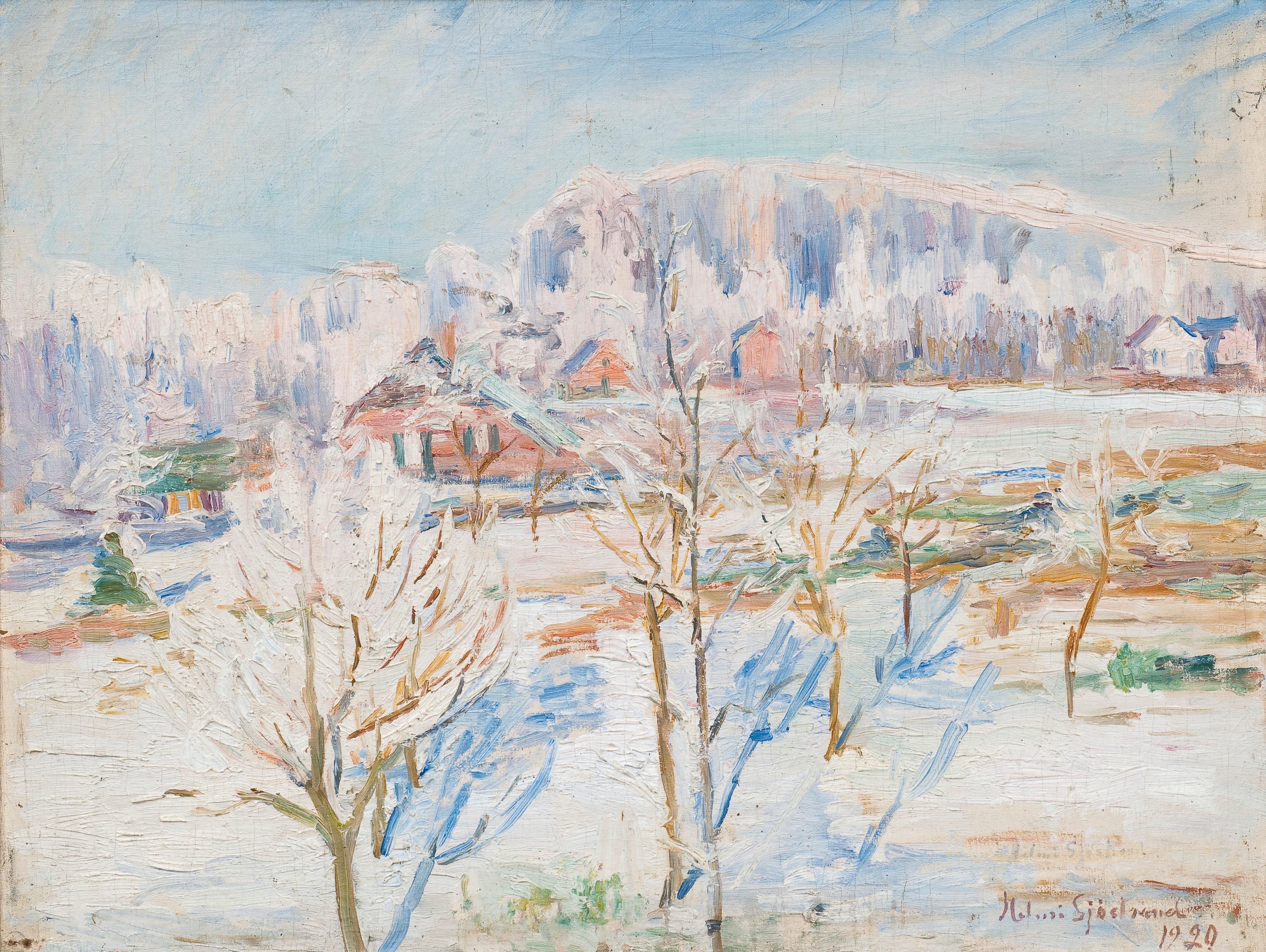 Helmi Sjöstrand - Winter Landscape.