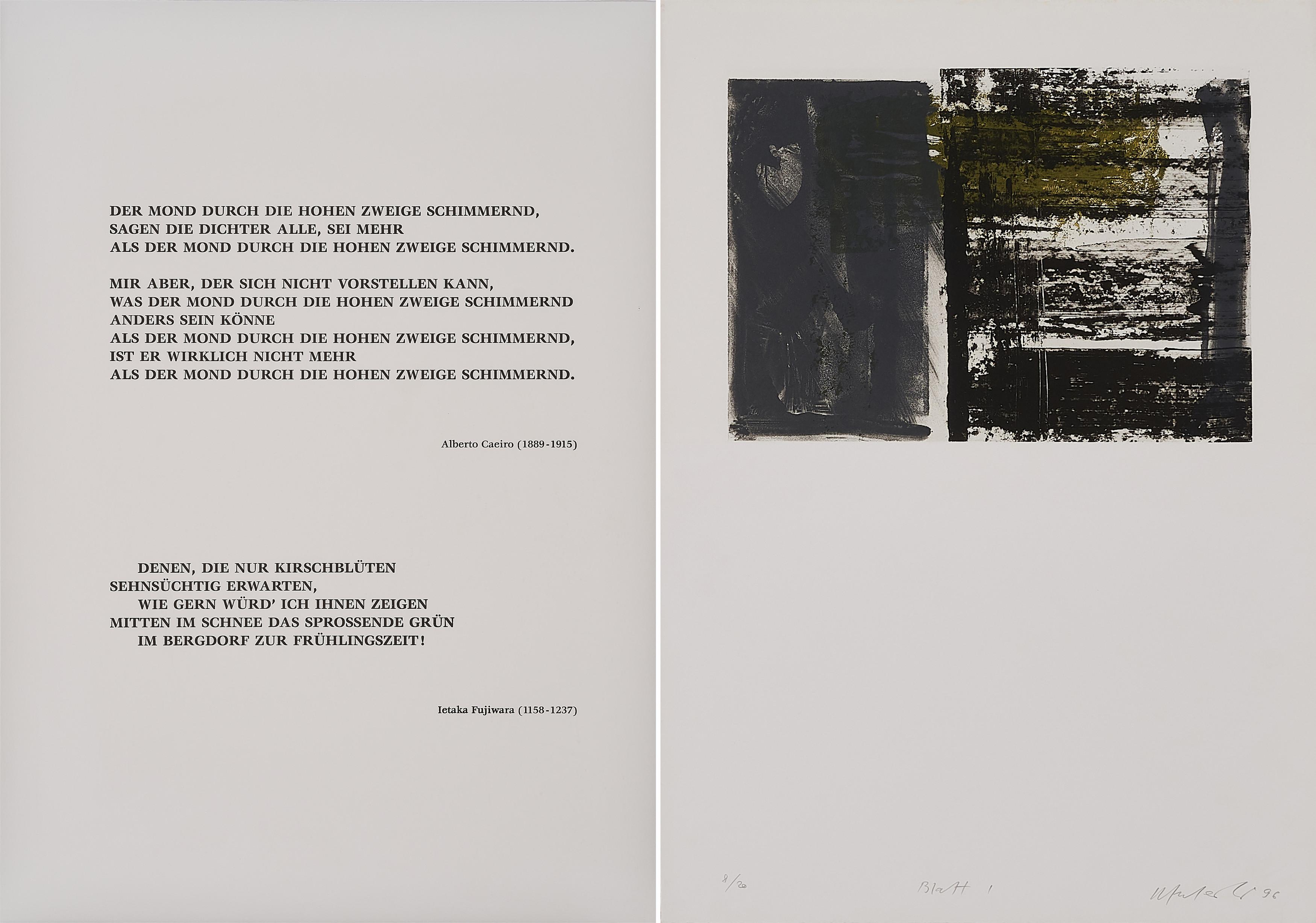 Helmut Federle - Aus: Ode an das Flüstern und das Schweigen.