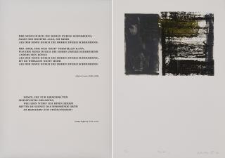 Helmut Federle - Aus: Ode an das Flüstern und das Schweigen.