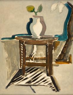 Helmut Kolle - Stillleben (Vase auf einem Tisch).