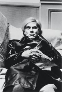 Helmut Newton - Andy Warhol, Paris, 1974