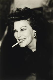 Helmut Newton - Ava Gardner, London 1984