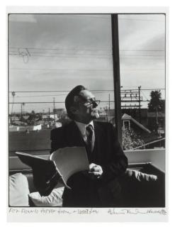 Helmut Newton - Dennis Hopper, Venice, 1985