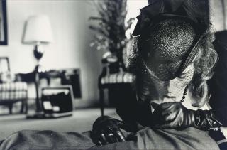 Helmut Newton - In a Penthouse, Downtown Los Angeles, 1985