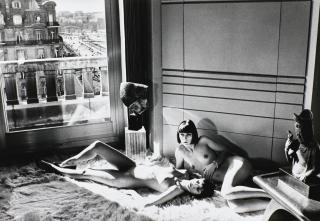 Helmut Newton - \'Mannequins Reclining, Quai D\'Orsay\', Paris, 1977 (From Private Property Suite Iii)