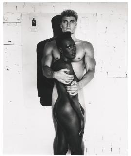 Helmut Newton - Portrait Of Grace Jones And Dolph Lundgren