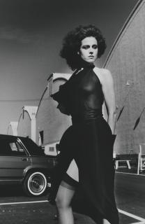Helmut Newton - Sigourney Weaver On The Warner Bros. Lot, Burbank