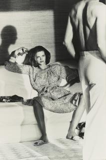 Helmut Newton - Woman Examining Man, U. S. Vogue, St. Tropez