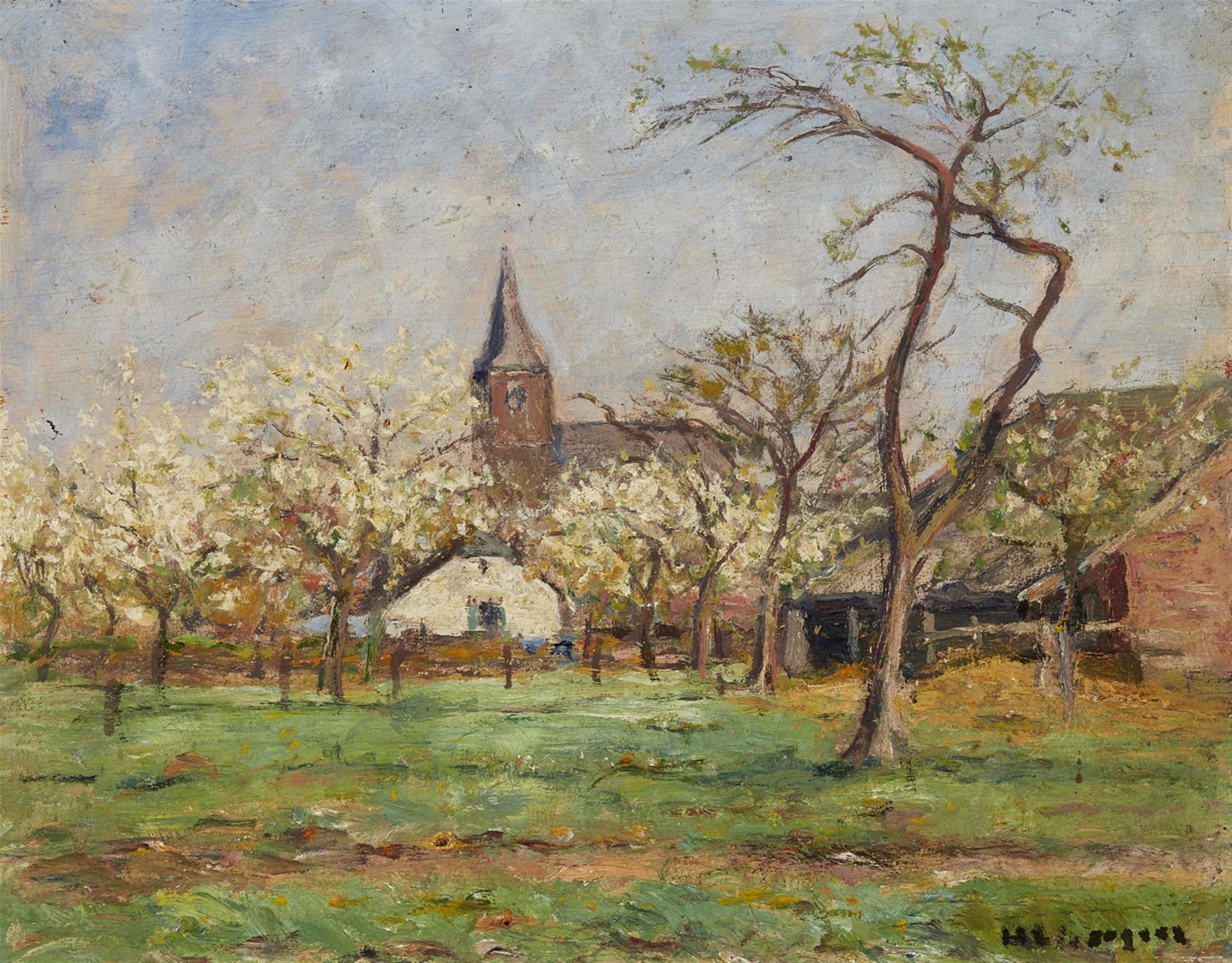 Helmuth Liesegang - Frühling in Wittlaer