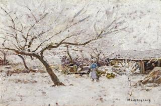 Helmuth Liesegang - Im winterlichen Garten