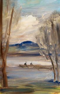 Helmuth Macke - Zwei Ruderer