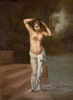 Hemendranath Mazumdar - Untitled (Bather)
