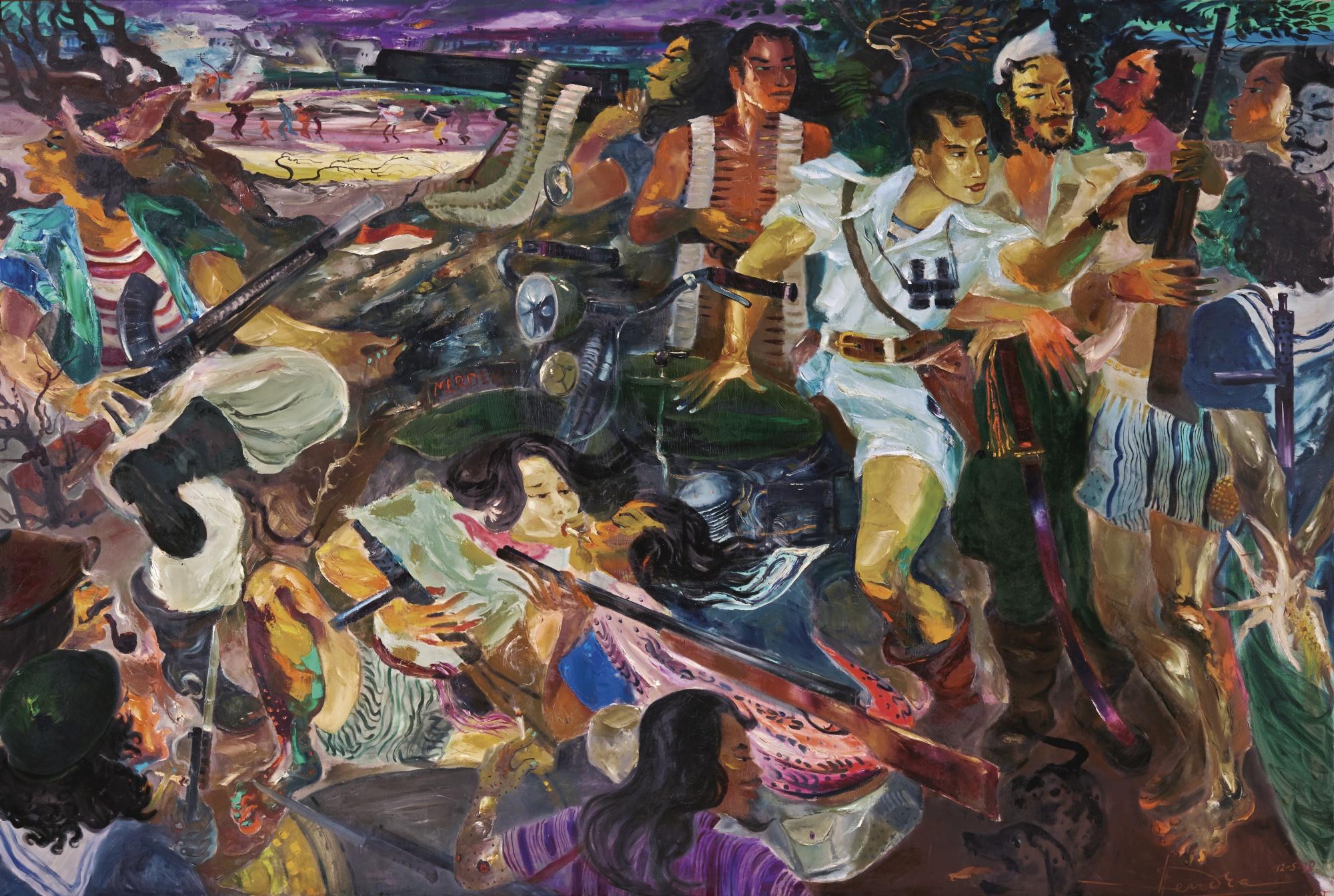 Hendra Gunawan - Ali Sadikin Pada Masa Perang Kemerdekaan (Ali Sadikin During The Independence Struggle)