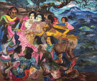 Hendra Gunawan - Cloth Seller