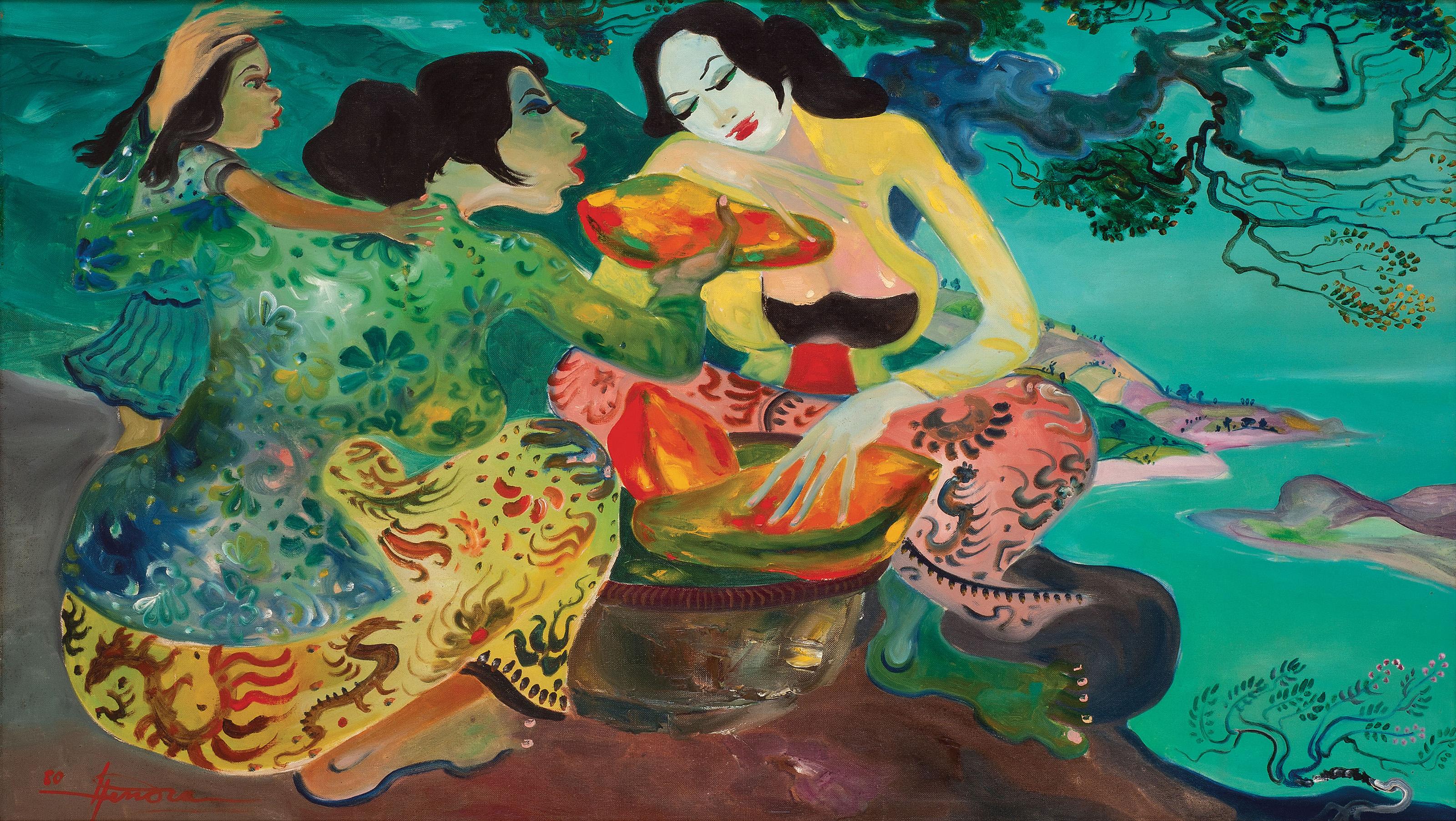 Hendra Gunawan - Fruit Seller