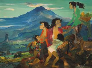 Hendra Gunawan - Fruit Seller